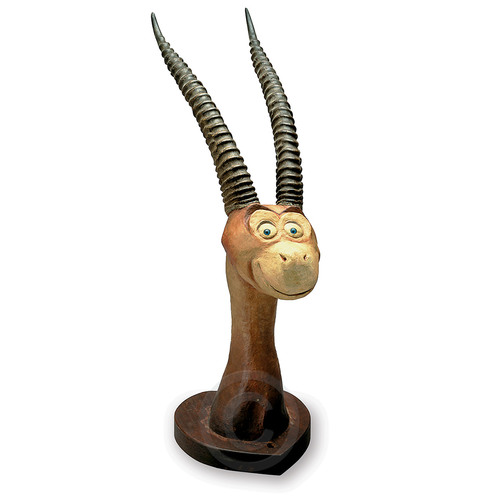 Dr. Seuss - Two Horned Drouberhannis - Unorthodox Taxidermy sculpture